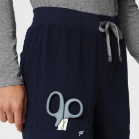 Fabletics Method 2-Pocket Top + High-Rise On-Call Jogger Scrub Set SZ L - Picture 9 of 10